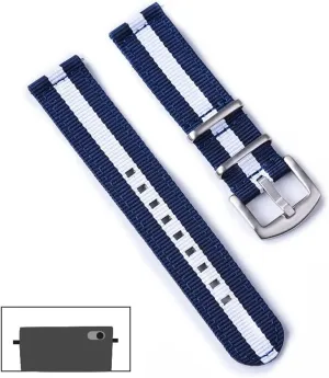 18 Mm 20 ​​Mm 22 Mm Nylon Strap Quick Release Spring Military Strap for Watch Accessories Replacement Bracelet(D,20MM)