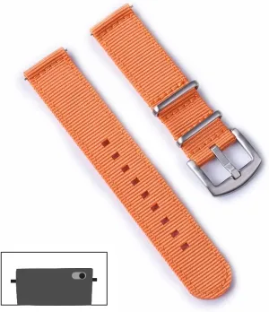 18 Mm 20 ​​Mm 22 Mm Nylon Strap Quick Release Spring Military Strap for Watch Accessories Replacement Bracelet(Gray,18MM)