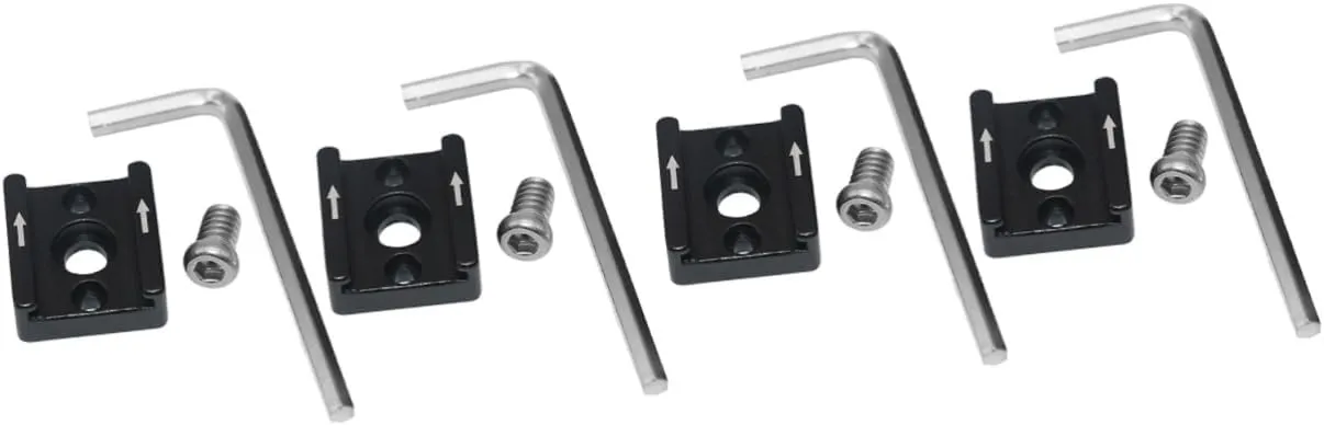 2 Set Metal Cold Shoe Flash Adapter Mount Cold Shoe Flash Stand for Camera Sturdy Construction Durable Wear Resistant