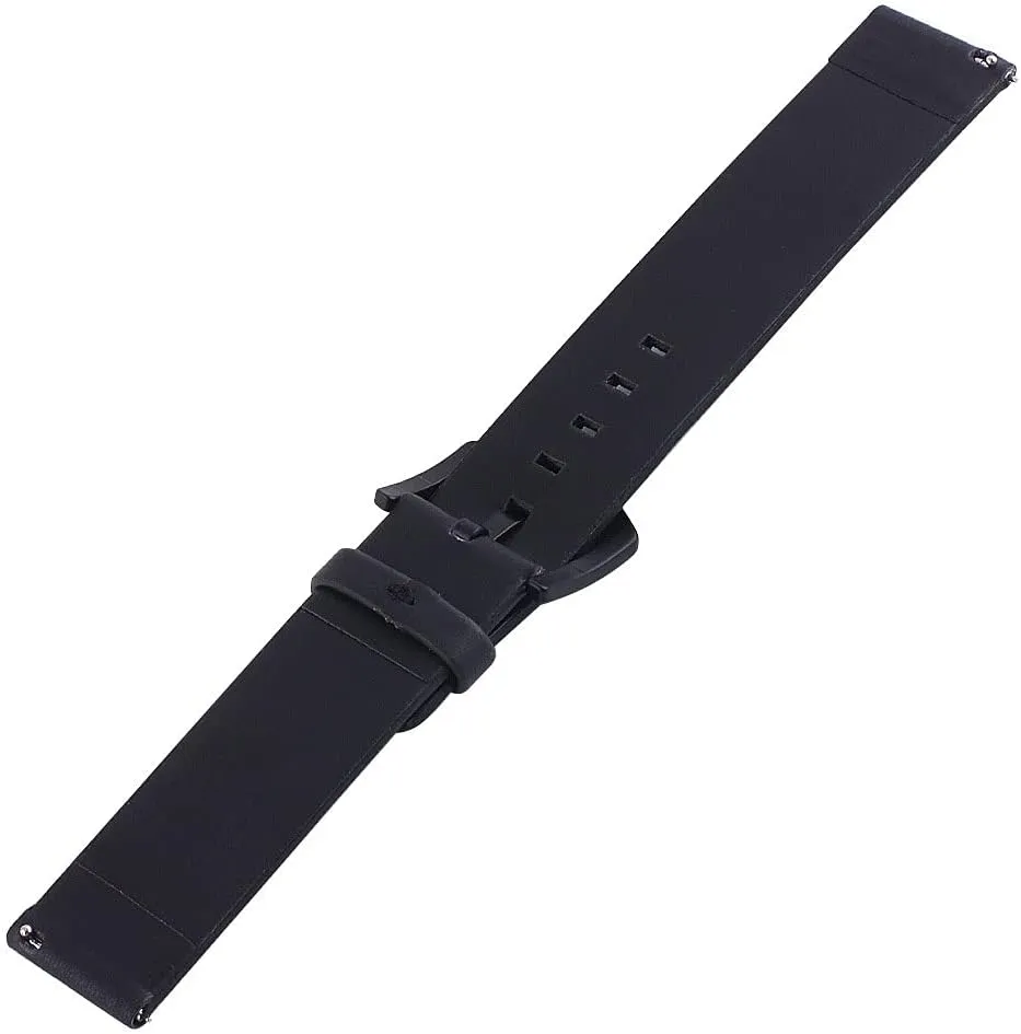 20mm 22mm Strap Watch Vintage Leather Watch Band(White-Patch Five-Pointed star4,20mm)