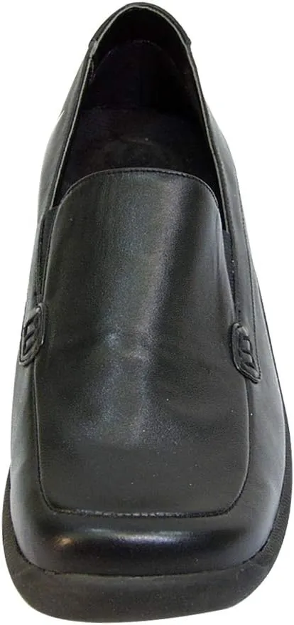 24 Hour Comfort Meadow Women's Wide Width Cushioned Slip-On Leather Loafers