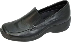 24 Hour Comfort Meadow Women's Wide Width Cushioned Slip-On Leather Loafers