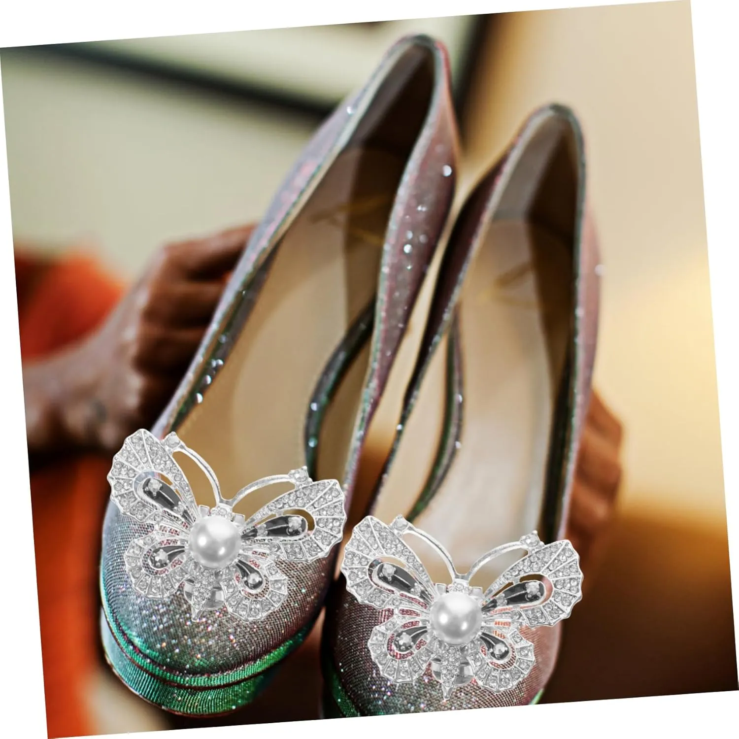 2pcs high heels decorative buckle ladies heels boot heels high wedges for women Environmental protection zinc alloy wedding shoe clips bridal shoe clip shoes jewelry shoe buckle