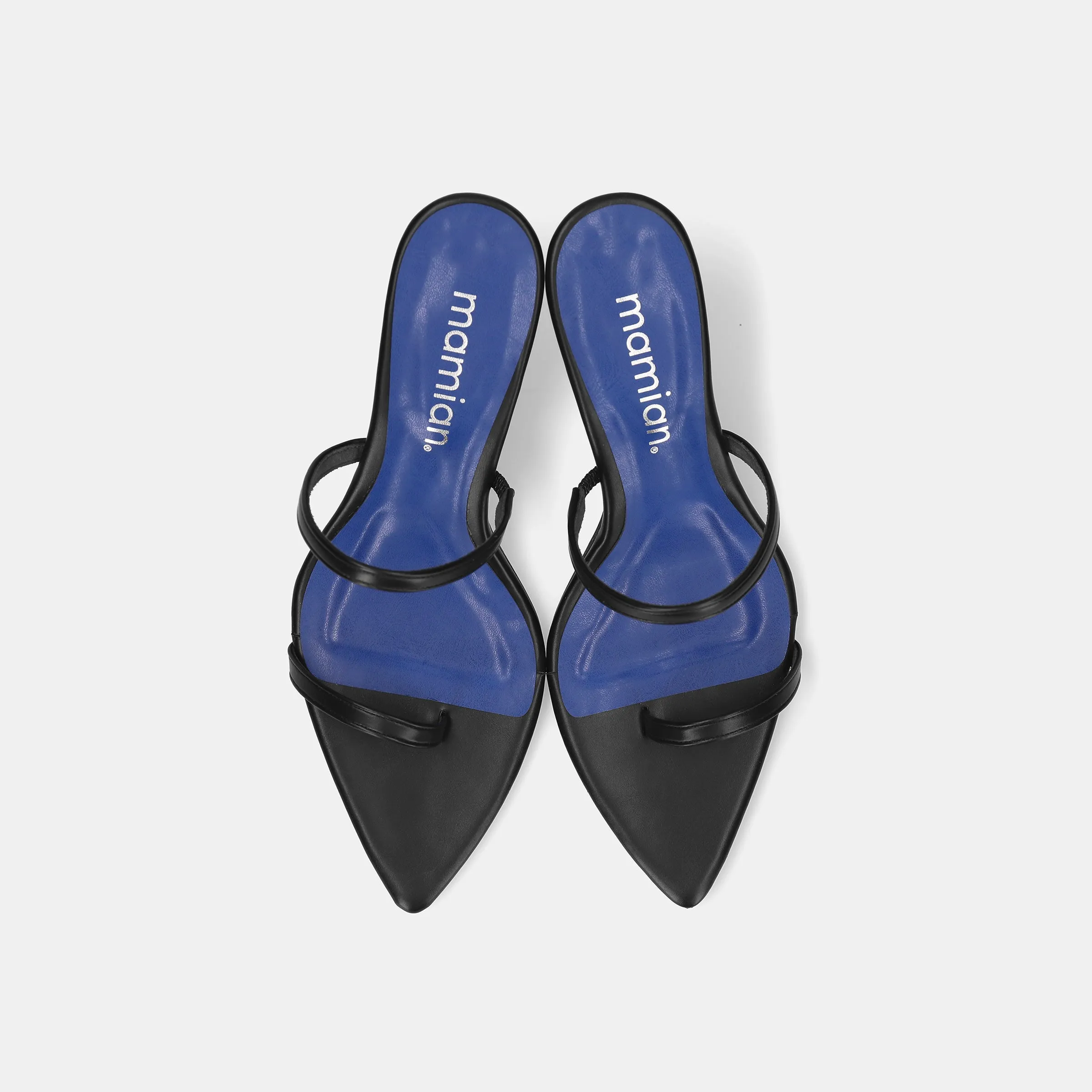 30% OFF: 2022SS: Mesh Design Clear Heel Mule (m96103) Black MS