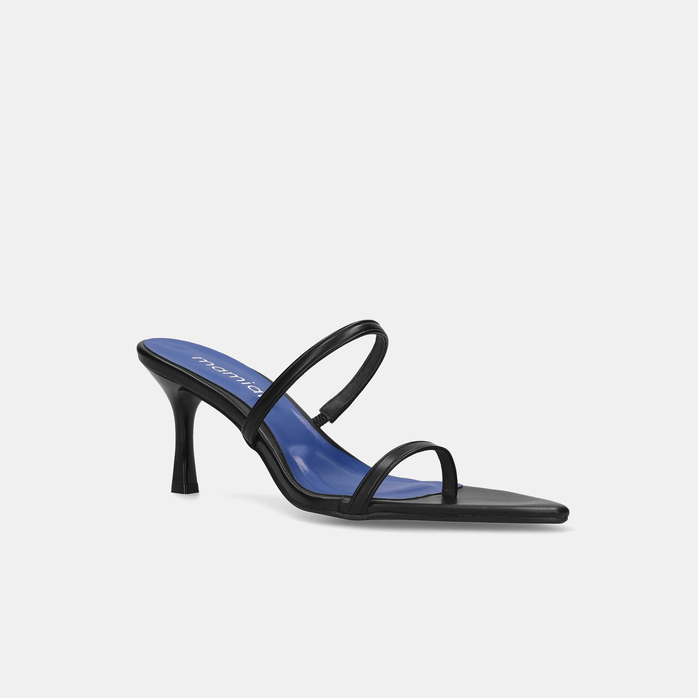 30% OFF: 2022SS: Mesh Design Clear Heel Mule (m96103) Black MS
