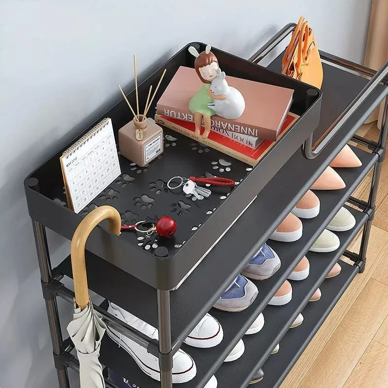 4 Tier L-type Shoe Organizer Rack
