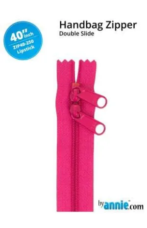 40in Zipper – Lipstick