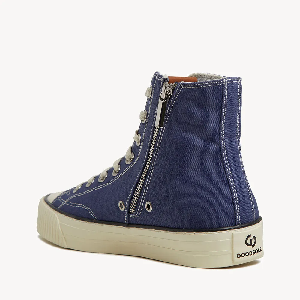 5002 H Top - Blue Canvas/Cream Sole