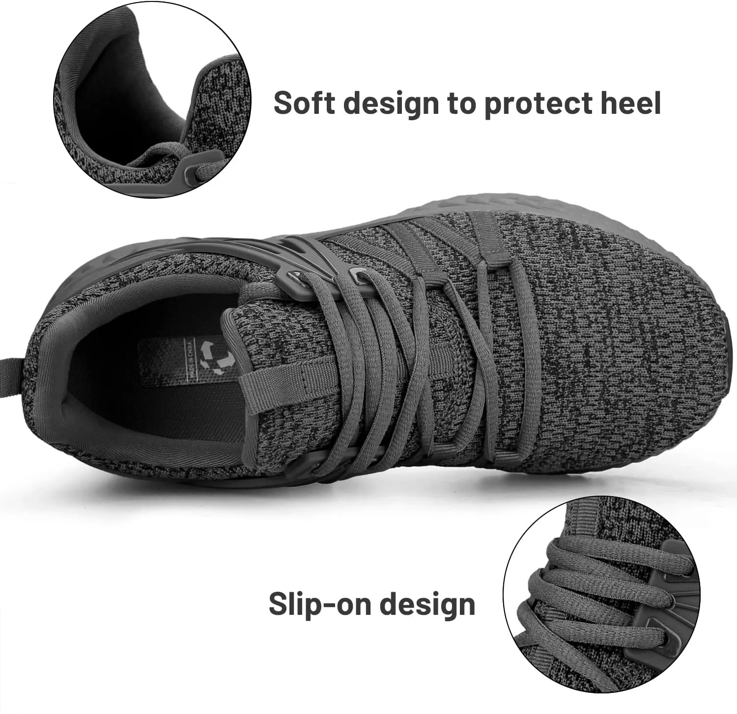 Abboos Womens Slip On Sneakers Women Walking Tennis Shoes Lightweight Casual Sneakers for Gym Travel Work