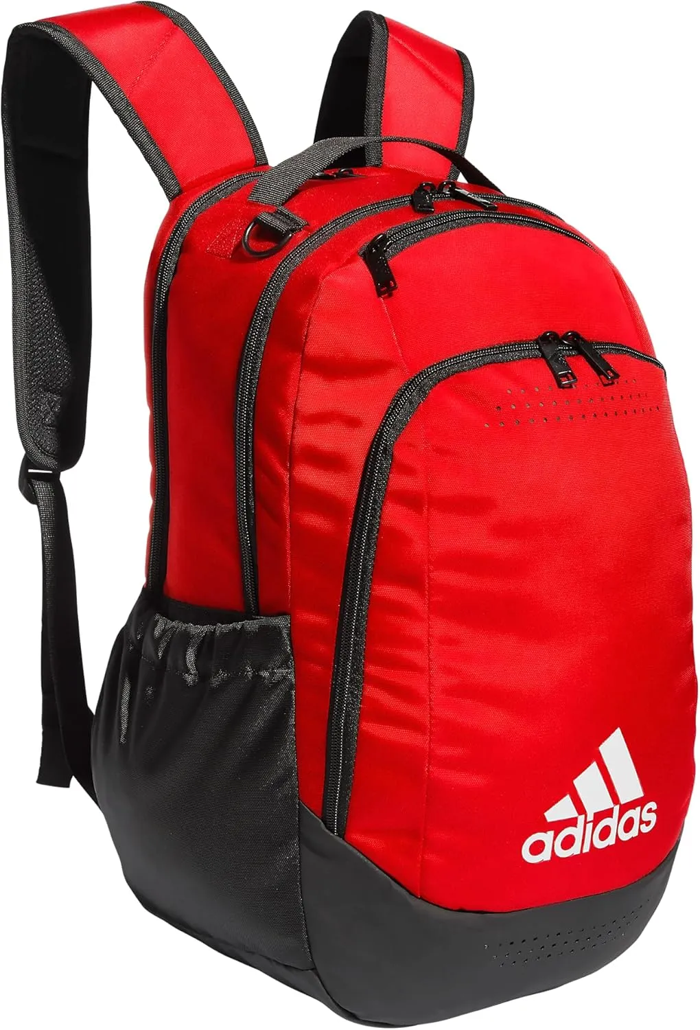 adidas Defender Sports, Soccer Bags and Basketball Backpacks for Holding Balls, Featuring Shoe Compartment, Team Power Red, One Size