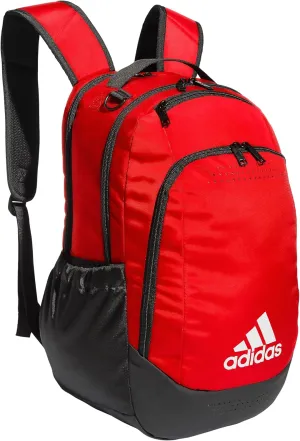 adidas Defender Sports, Soccer Bags and Basketball Backpacks for Holding Balls, Featuring Shoe Compartment, Team Power Red, One Size