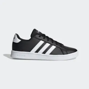 Adidas Kids Unisex Grand Court  Casual Shoe - Core Black/Cloud White