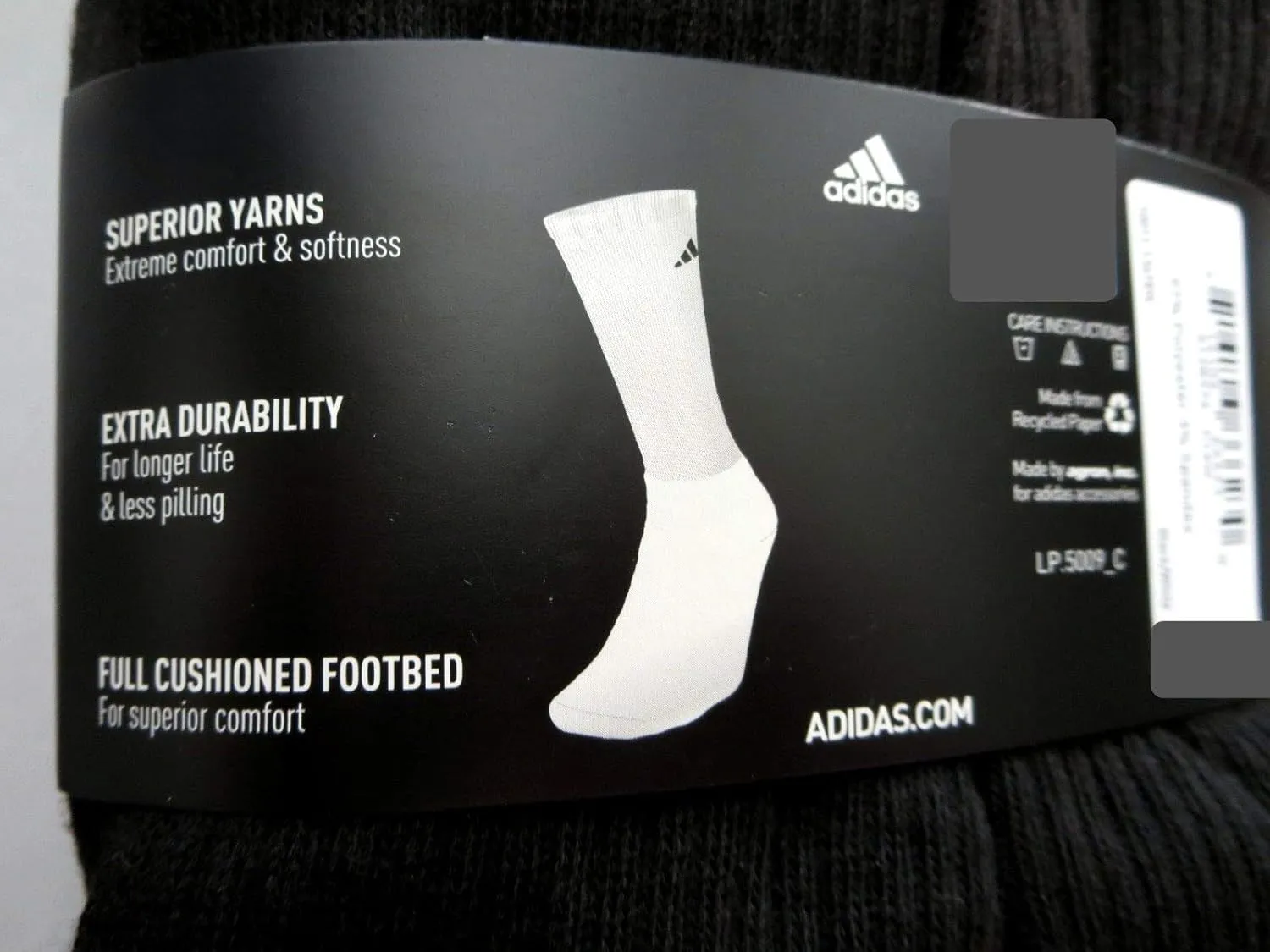 adidas Mens 6 Pack Athletic Crew Socks (Shoe: 6-13)