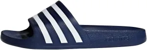 adidas Unisex Flip Flop Slide Sandal, Dark Blue/White/Dark Blue, 9 US Men