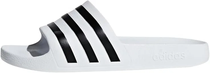 adidas Unisex Flip Flop Slide Sandal, White FTWR White Core Black FTWR White FTWR White Core Black FTWR White, 10 US Men