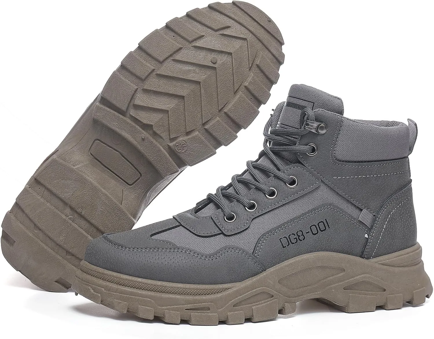Ahico Mens Hiking Walking Boots Trekking Camping Casual Boots Breathable Outdoor Shoes