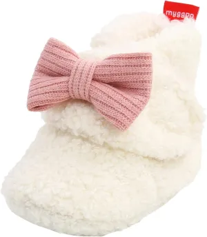 Aj6 Shoes Baby Girls Boys Soft Booties Snow Boot Warm Shoes Infant Toddler Warming Prewalker Footed Romper