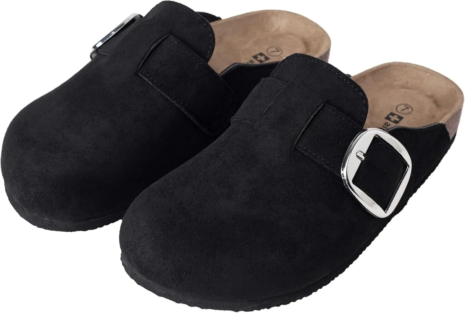 Alpine Swiss Edith Womens Clogs Cork Footbed Slippers Mules Slip On Potato Shoes