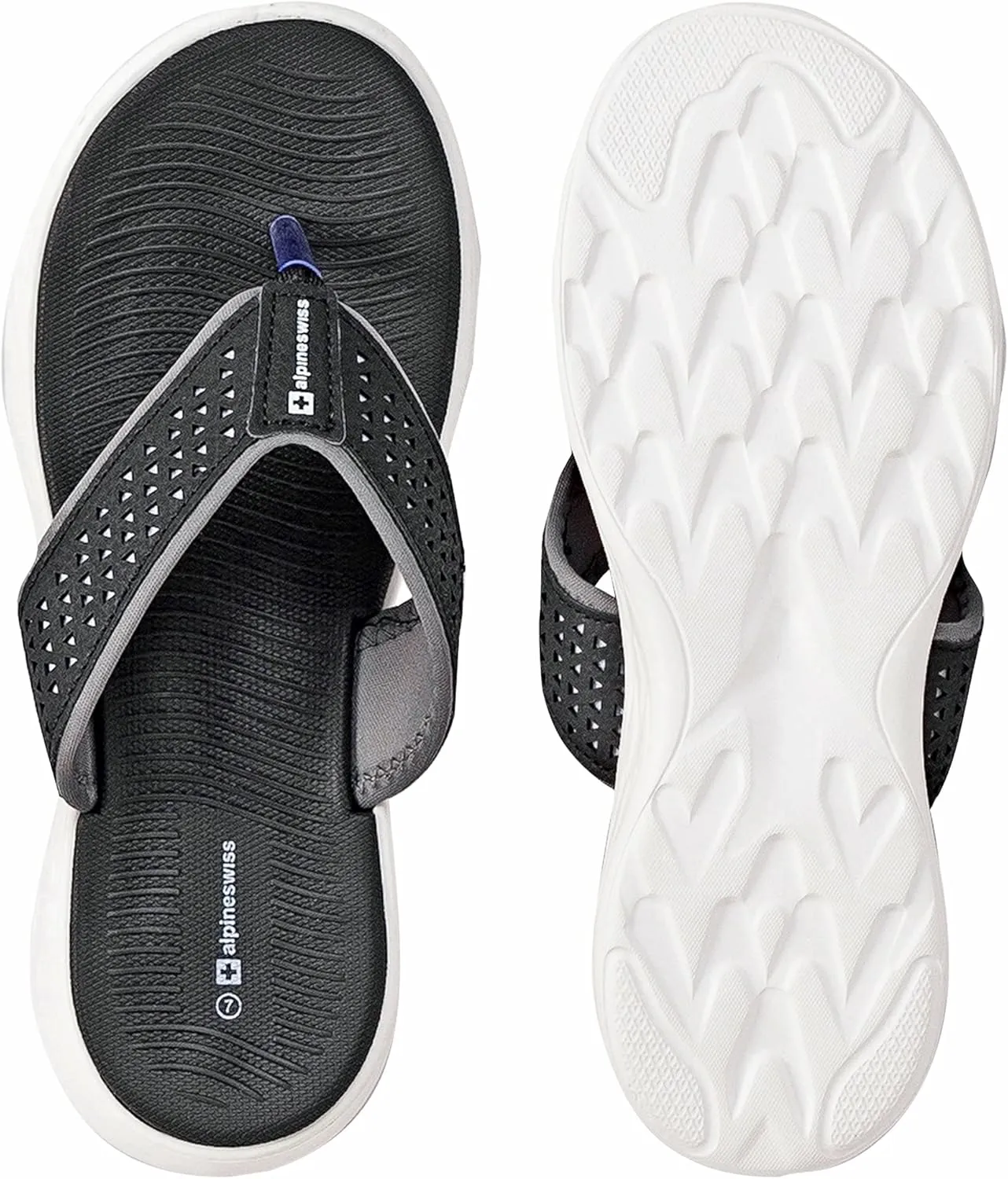 Alpine Swiss Miley Flip Flops for Women | Comfortable Outdoor Walking Thong Sandals | Lightweight, Stylish & Durable | Water-Resistant EVA Foam for Everyday Wear | Anti-slip outsole