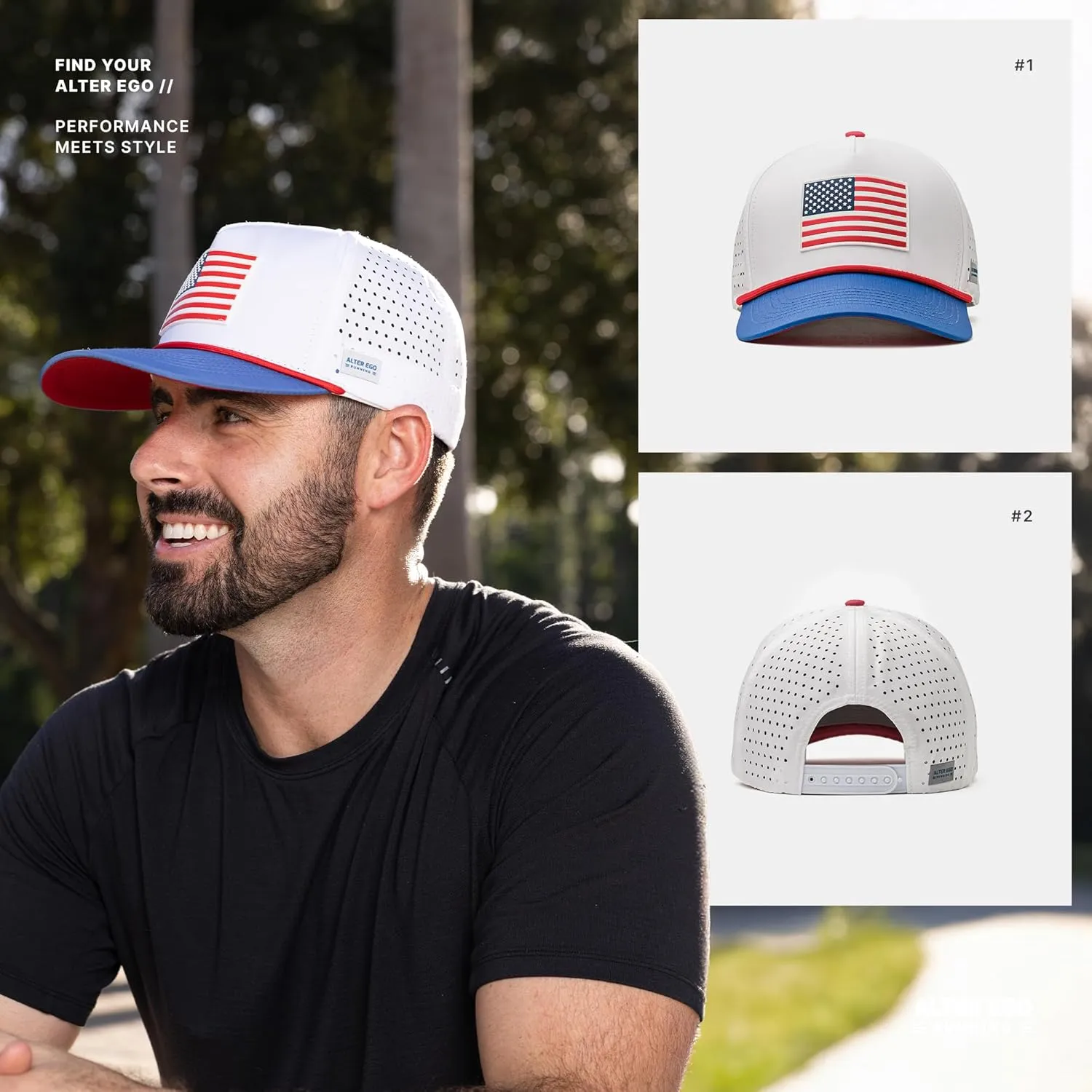 Alter Ego Coaster Splash Running Hat – Lightweight, Water Repellent, Men & Women