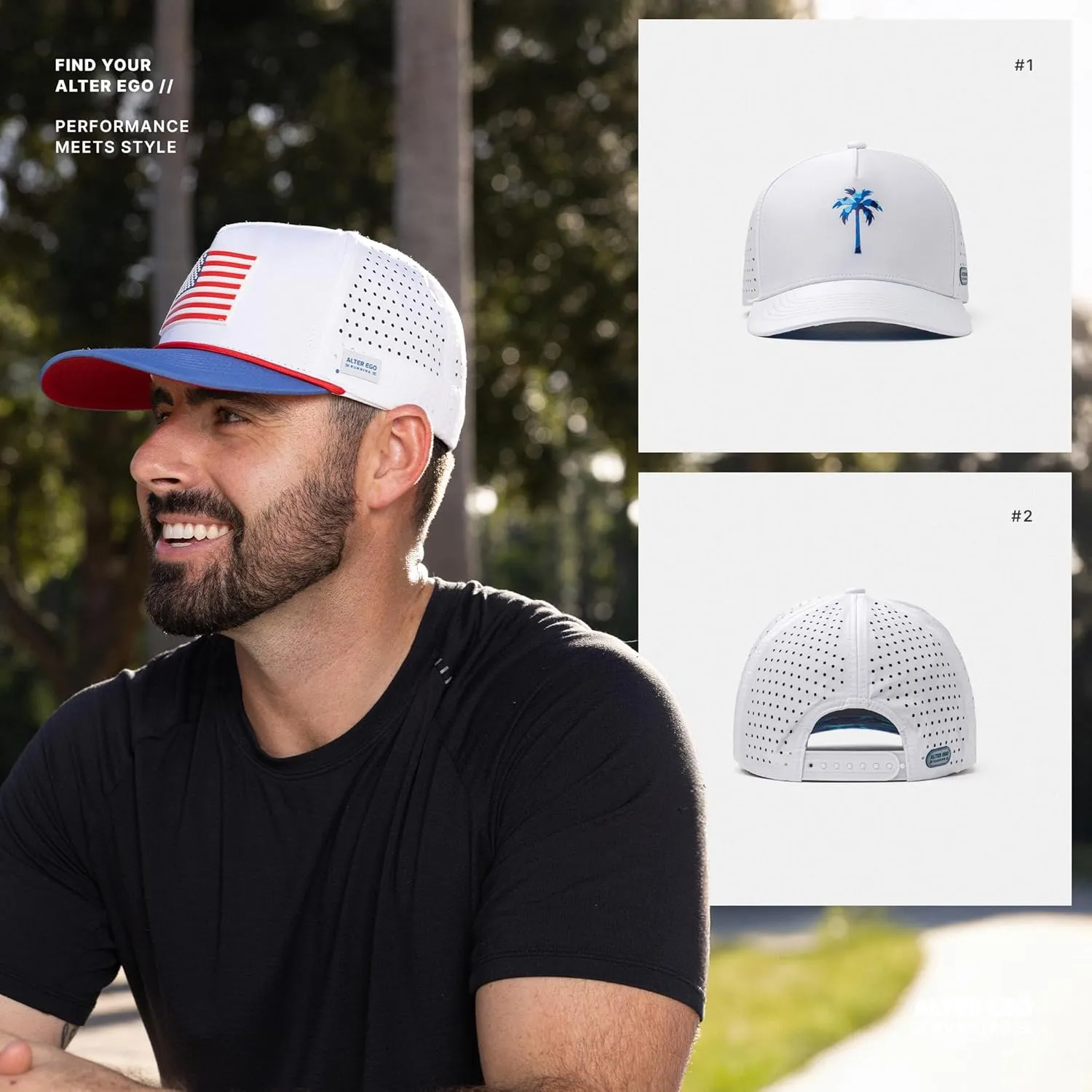 Alter Ego Coaster Splash Running Hat – Lightweight, Water Repellent, Men & Women