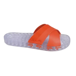 Amalfi - Clear Slide Sandal - Red
