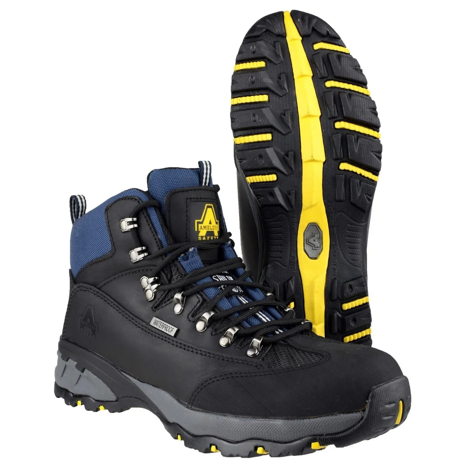 Amblers Men Boots - FS161 Safety Boot in Black, 6-12