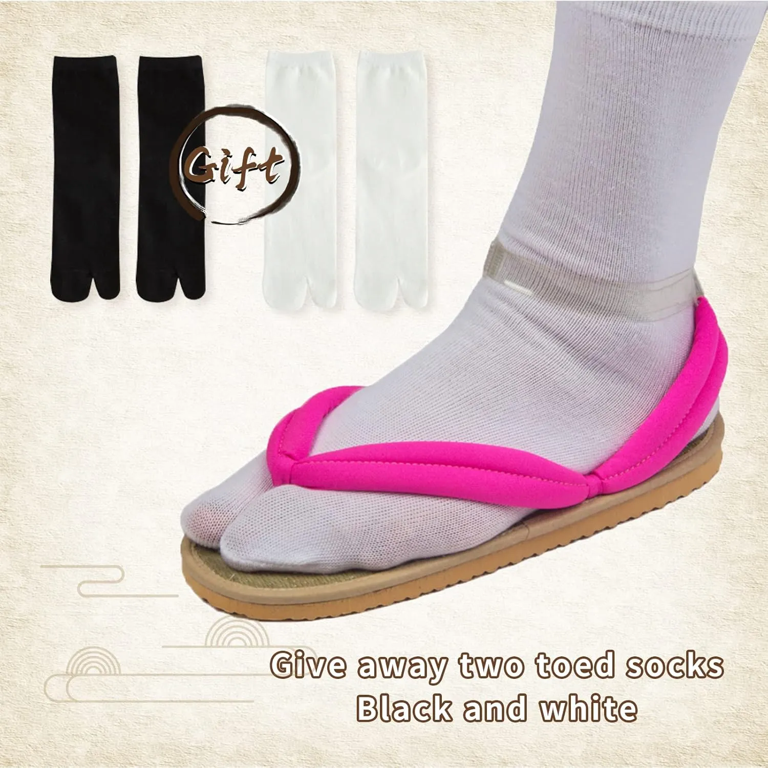 Anime Unisex Cosplay Clog Shoes Japanese Cosplay Prop Oshitari
