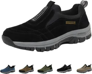 Anthoern Orthopedic Shoes Men, Breathable Non-Slip Slip-On Walking Shoes, Lightweight Comfortable Fashion Casual Sneakers