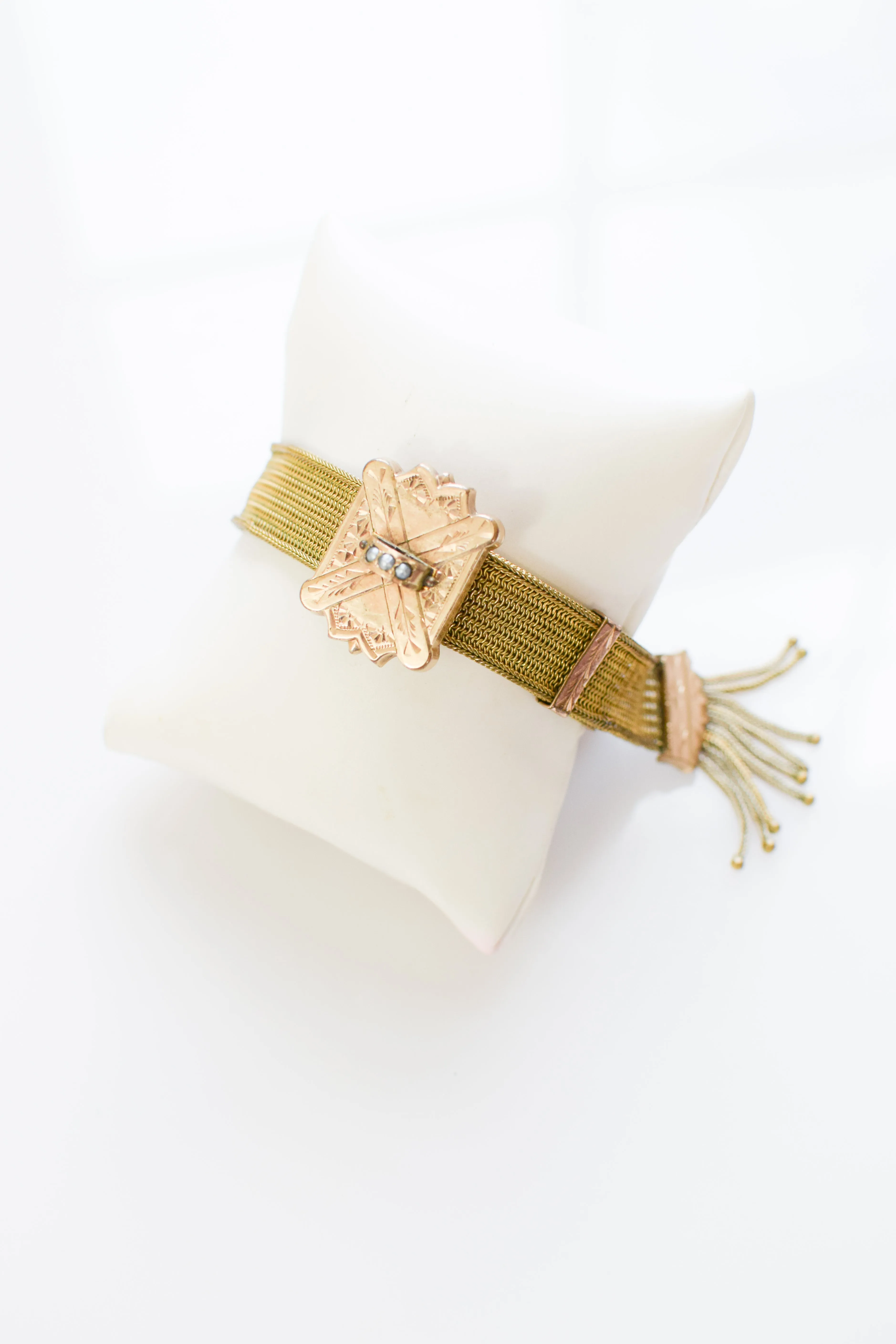 Antique Victorian Gold-Fill Slide Bracelet