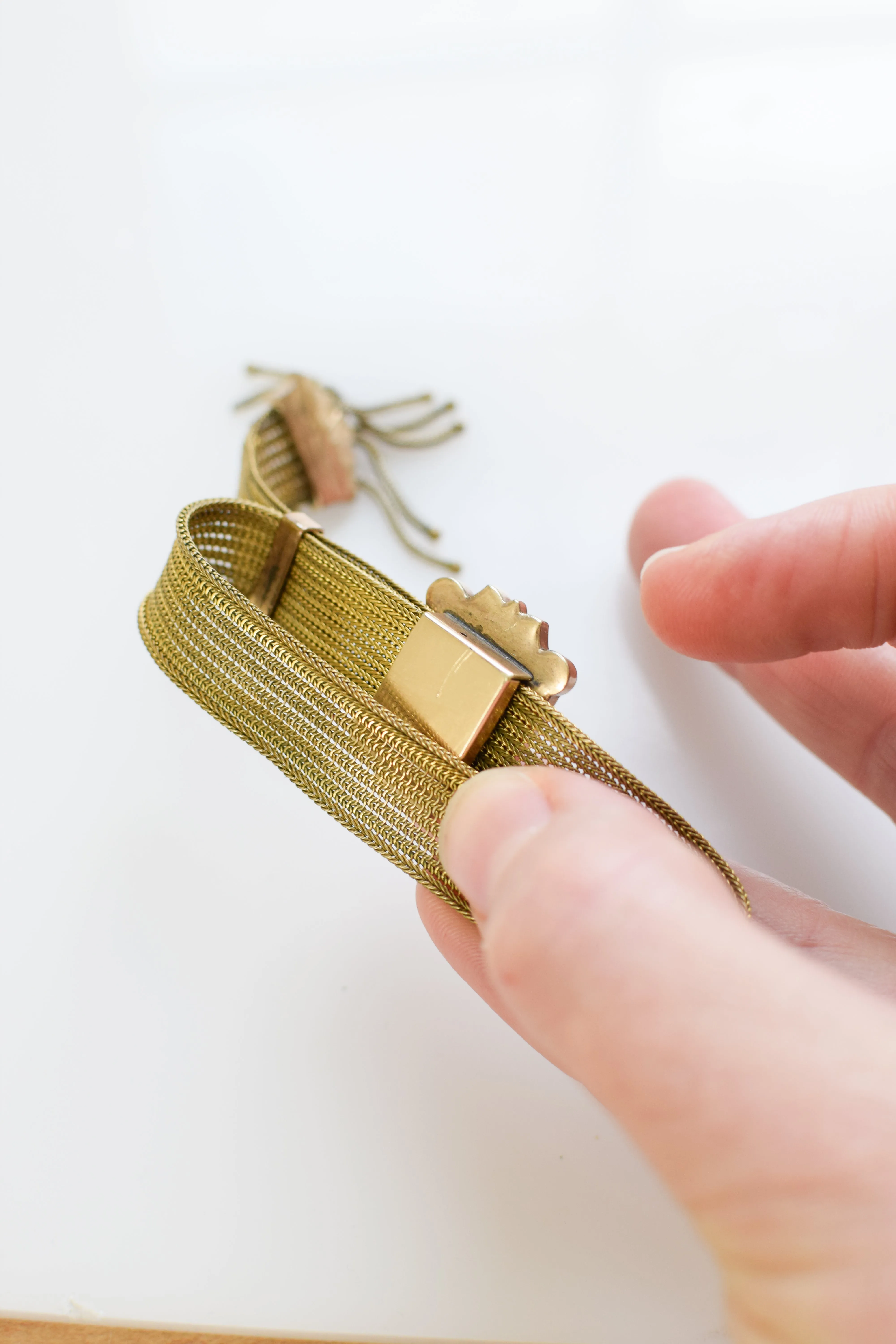 Antique Victorian Gold-Fill Slide Bracelet
