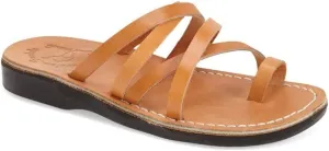 Ariel - Leather Cross Strap Sandal - Womens Sandals