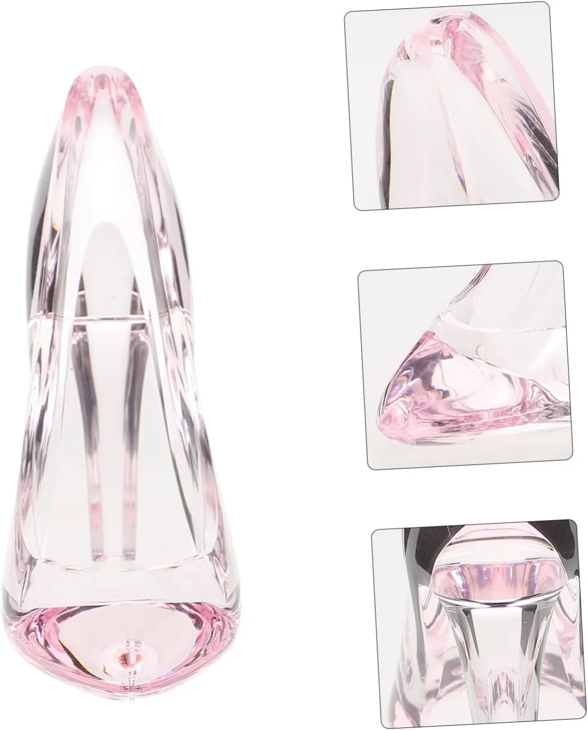 ARTIBETTER Acrylic High Heels Shoes Crystal High Heels High Heel Shoe Slipper Decoration Princess Glass Slipper Clear Slipper Princess Slipper Ornament Shoe Decor Christmas Princess Shoes