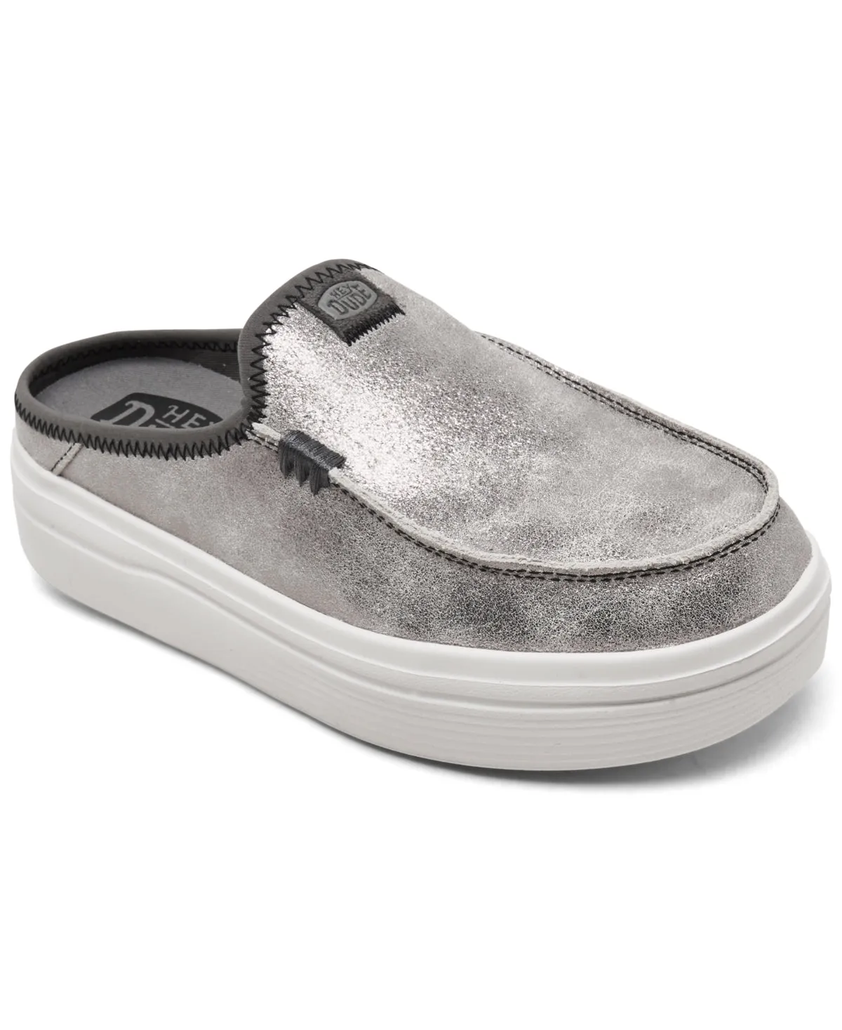 Austin Lift Classic Slide Sneaker - Metallic Charcoal