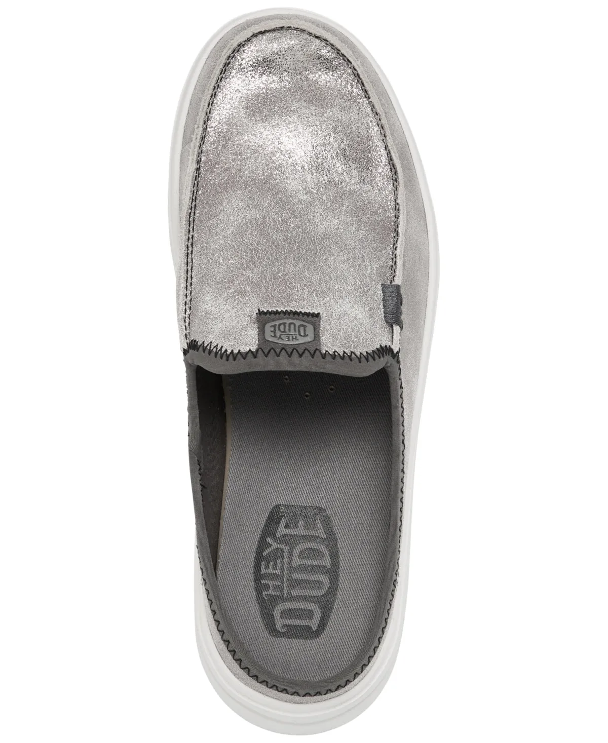 Austin Lift Classic Slide Sneaker - Metallic Charcoal