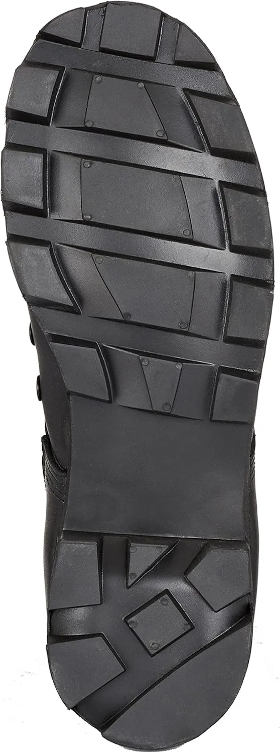 B Belleville Arm Your Feet Men's 8 Inch Canopy Jungle Boots - Highly Breathable Leather & Nylon Upper, Medial Side Drainage Vents, and Classic Panama Outsole Tread