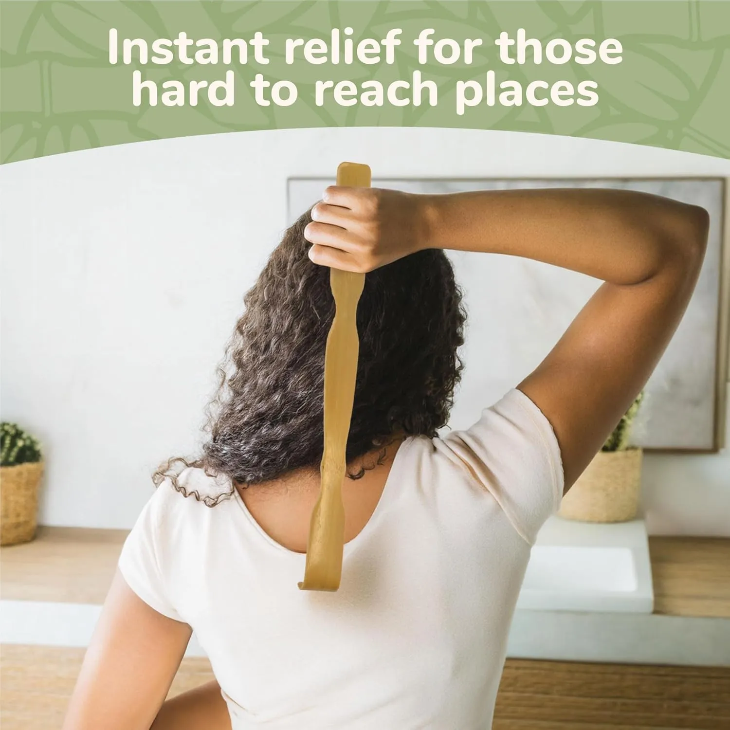 BambooMN 17 Inch Bamboo Wooden Back Scratchers Shoe Horn for Itchy Stress Relief, 10 Units