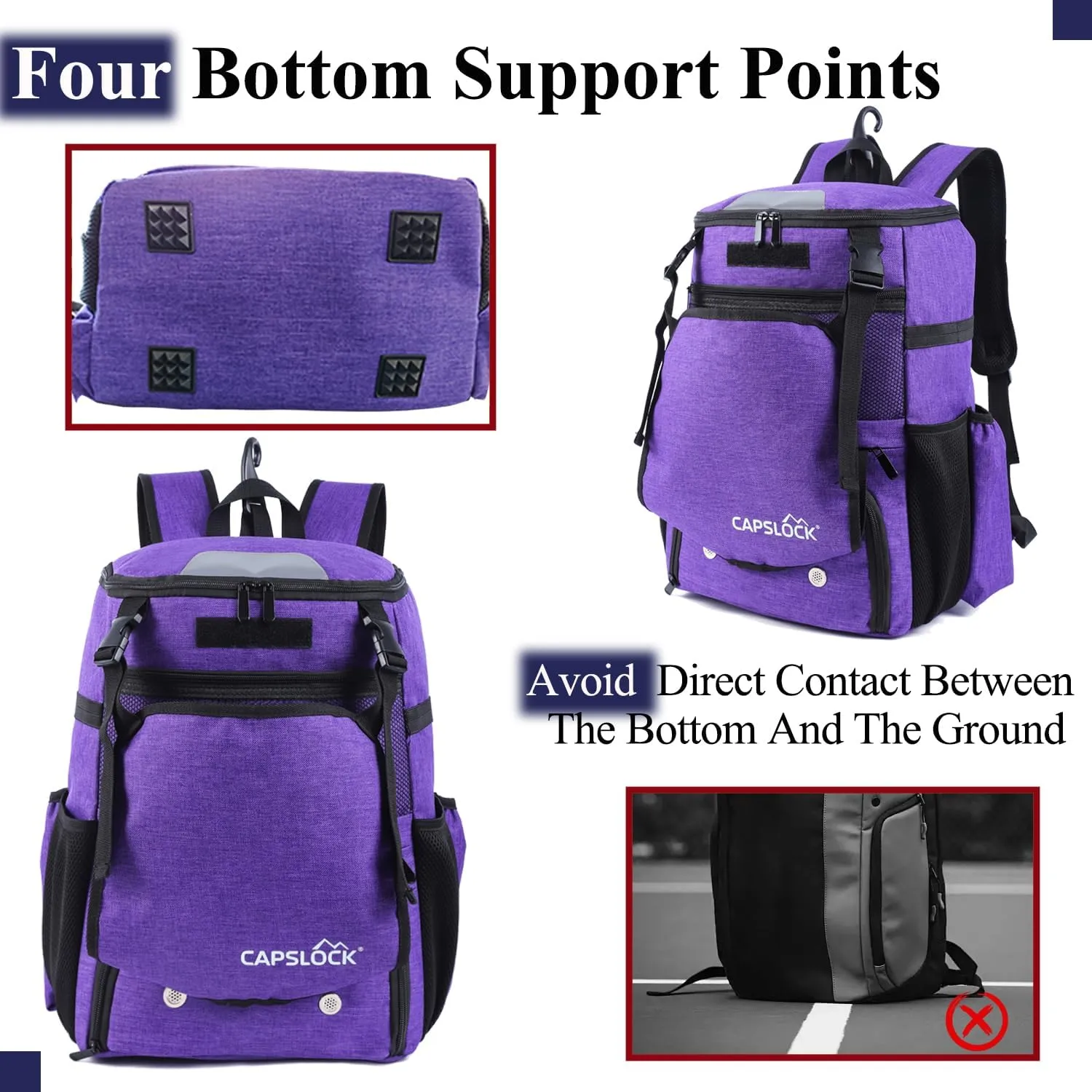 Baseball Backpack, Softball bag & T-Ball with Shoes Compartment for Youth, Boys and Adult, Lightweight Baseball Bag with Fence Hook Hold TBall Bat, Batting Mitten, Helmet, Caps, Teeball Gear
