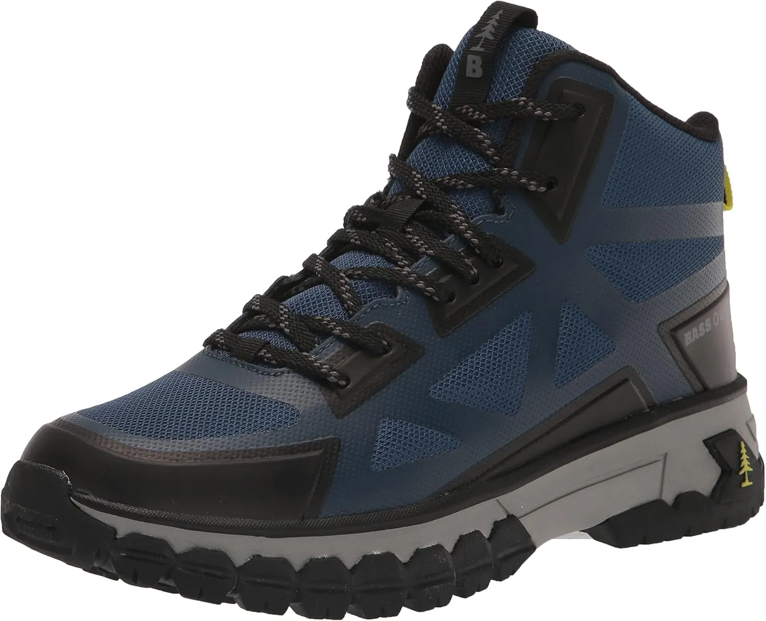 BASS OUTDOOR Men's Peak Seamless Hiker Mid Hiking Boot