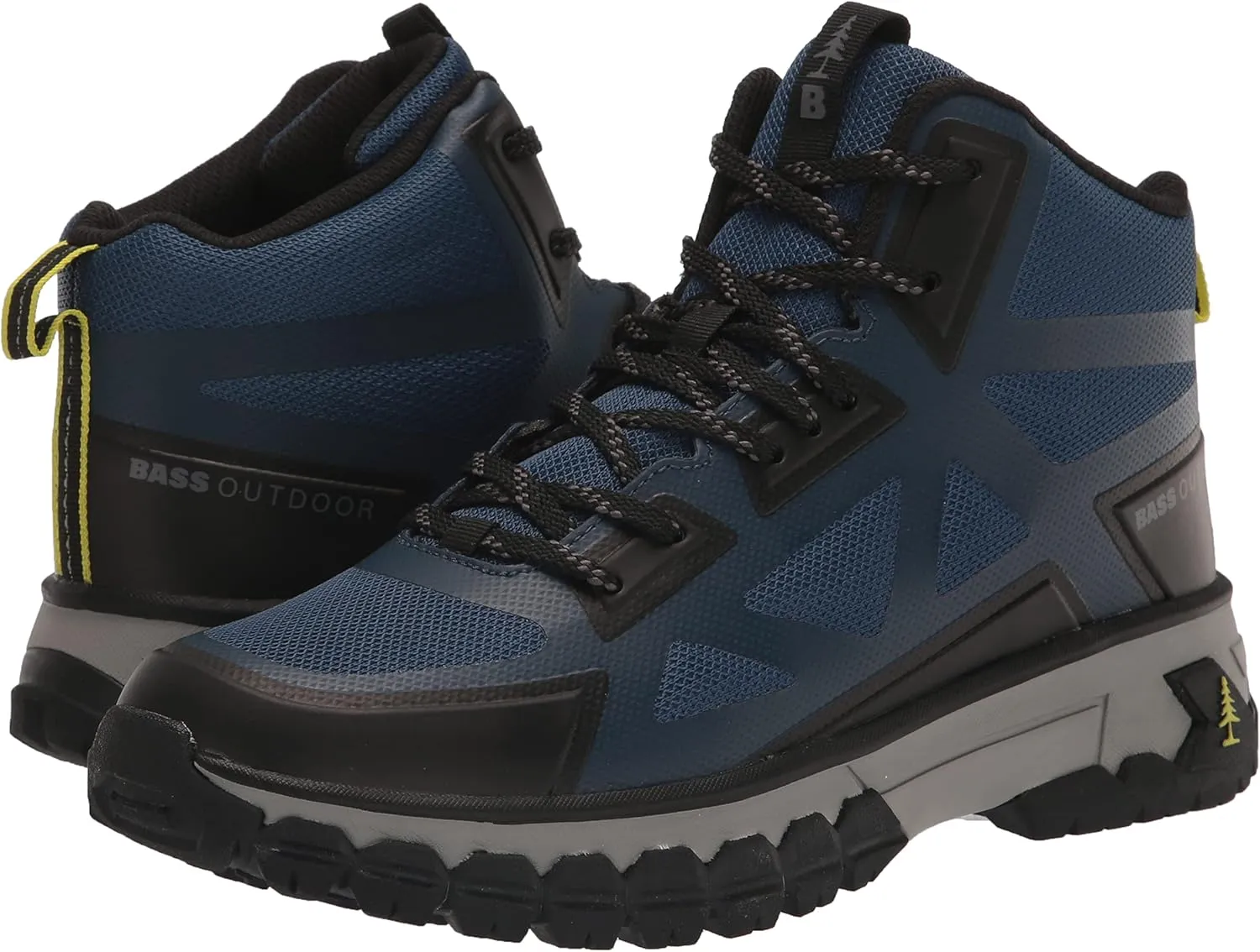 BASS OUTDOOR Men's Peak Seamless Hiker Mid Hiking Boot
