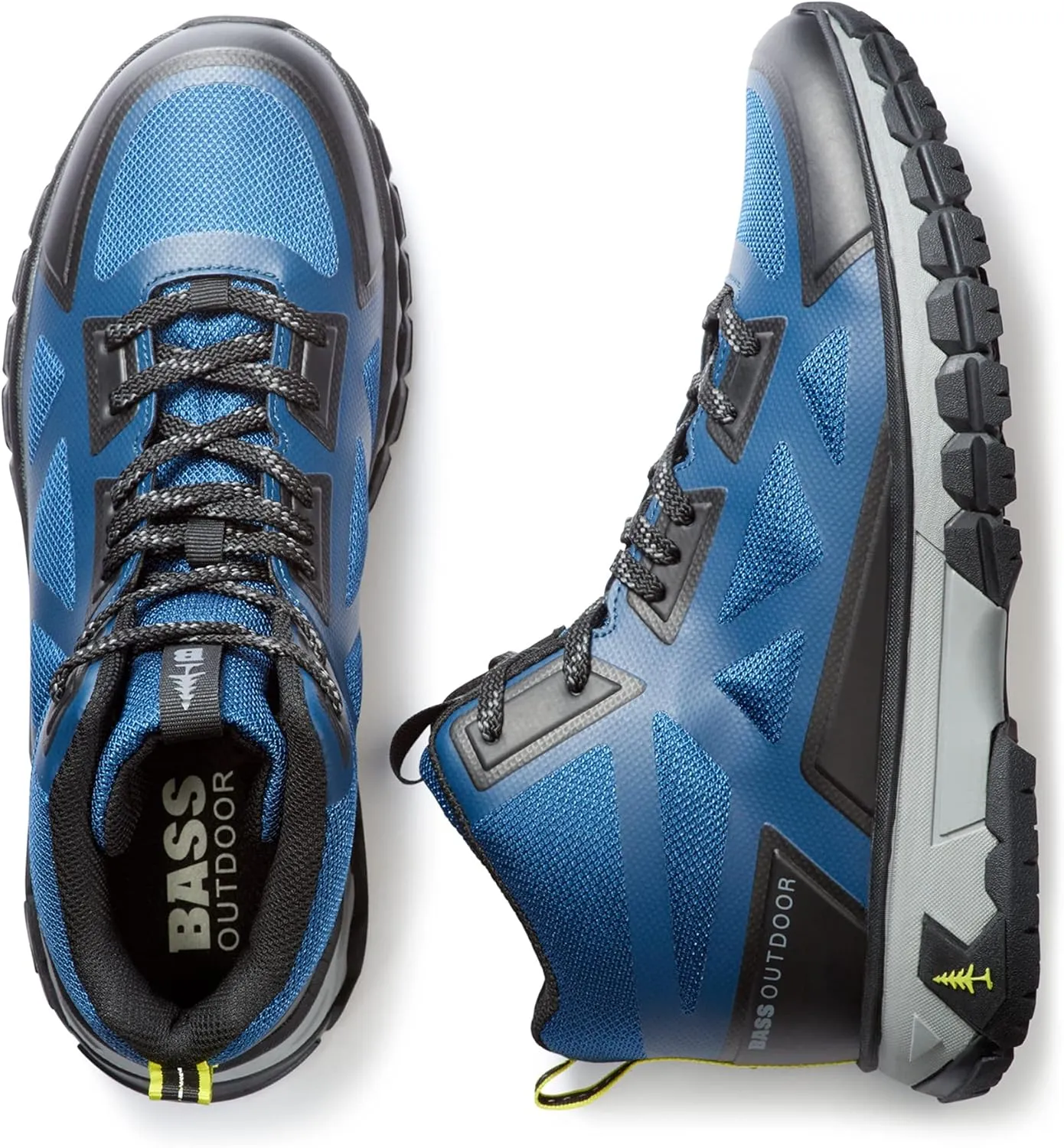 BASS OUTDOOR Men's Peak Seamless Hiker Mid Hiking Boot