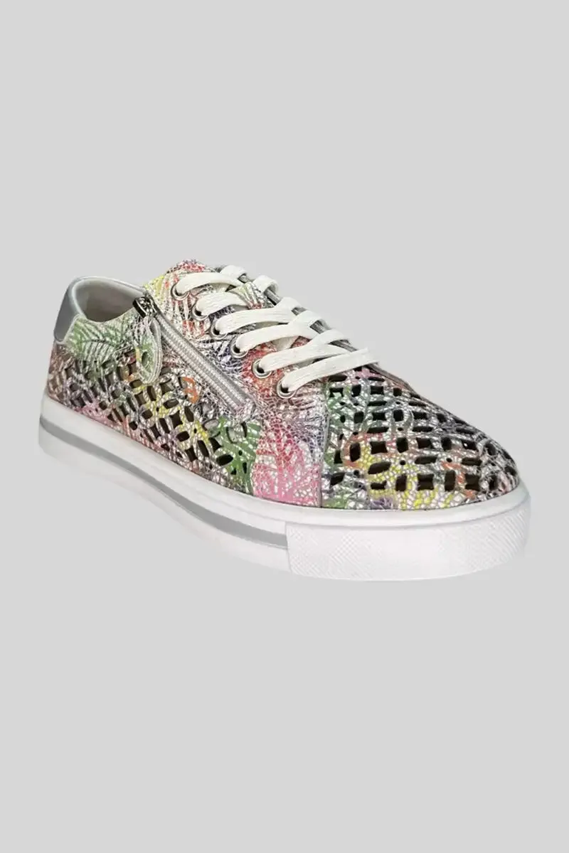 Bay Lane Women's Sneaker - Kourtney Floral Print