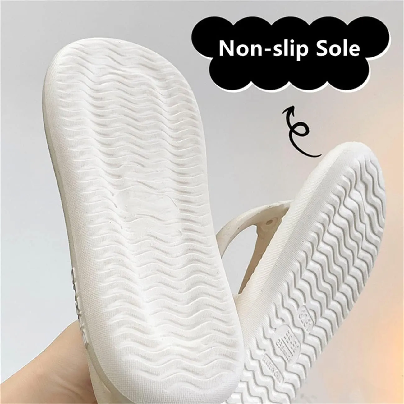 Bazuo Sandals Bazuo Non-Slip Slippers,2023 Summer New Beach Unisex Flops Sandals Comfort Walking Outdoor Couple Bathroom Slippers