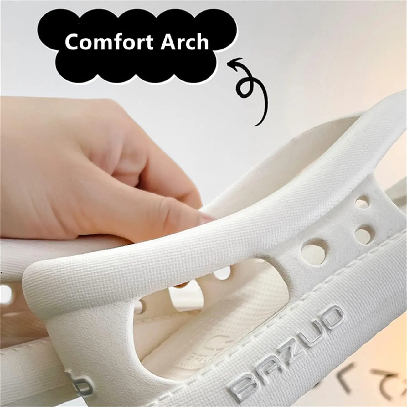 Bazuo Sandals Bazuo Non-Slip Slippers,2023 Summer New Beach Unisex Flops Sandals Comfort Walking Outdoor Couple Bathroom Slippers
