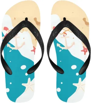 Beach Flip Flop Super Lightweight Slide Slippers Sandals Cozy Anti-Slip Quick Drying House Shoes Slippers for Home