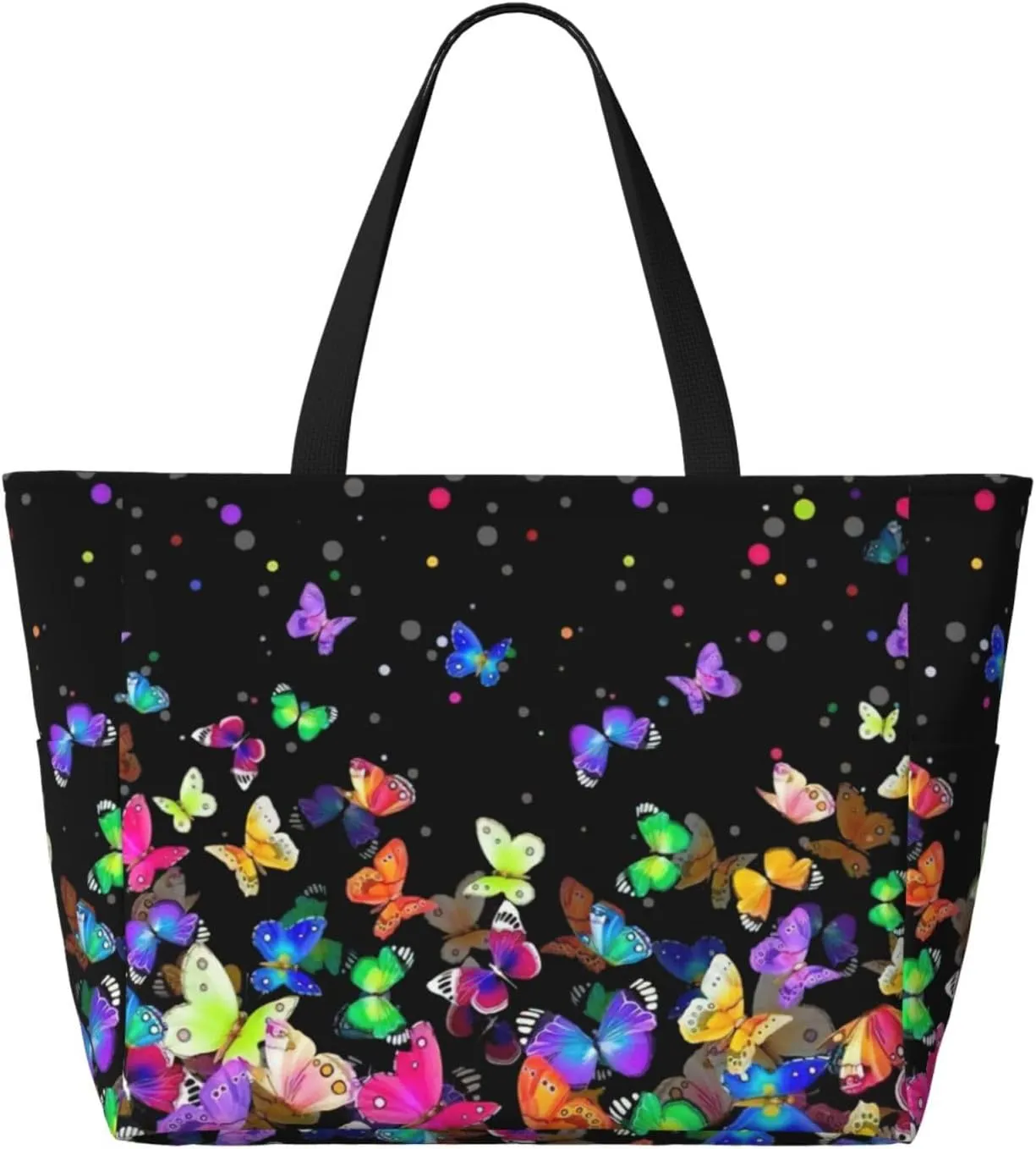 Beach Tote Bag for Women Beach Bag Waterproof and Sandproof Tote Bag with Wet Bag Large Travel Bag for Weekend Travel
