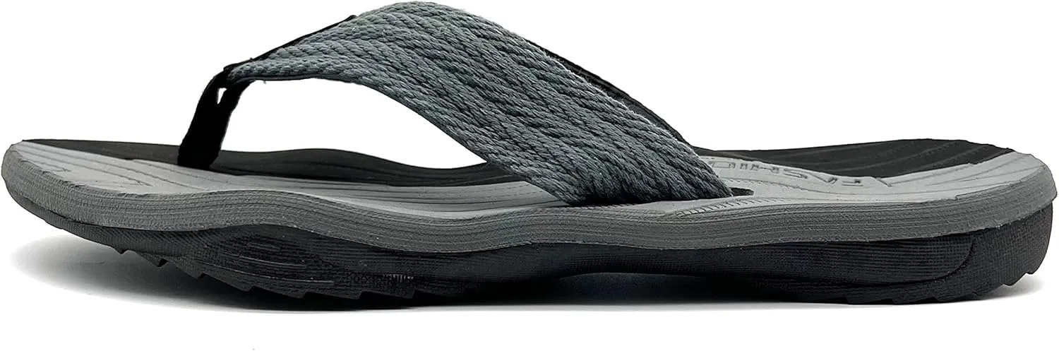 BEMGNAR Men's Flip Flops,Comfort Thong Sandals with Arch Support,Quick-Dry Non-Slip sliders for Outdoor Summer Beach