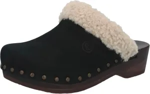 Berkemann Unisex Clog, Black, 9 US Women
