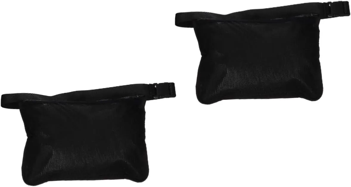 BESPORTBLE 2pcs Pick Pouch Tennis Waist Bag Portable Mesh Bag for Golf Tennis Badminton Easy to Wear Sturdy