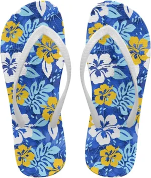 Binienty Flip Flop Women Trendy Tropical Thong Sandal Yoga Mat Slip on Beach Pool Walking Slipper Shoe